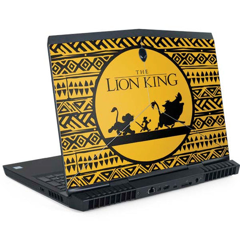 Disney The Lion King Simba Timon and Pumba Tribal Print Dell Alienware Skin